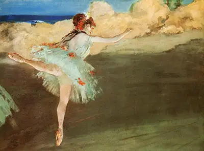 The Star - Dancer on Pointe Edgar Degas